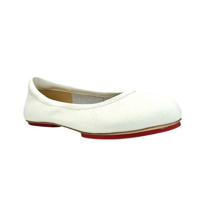 Off-White Shade Enchanted Weave Sahach Ballet Flats