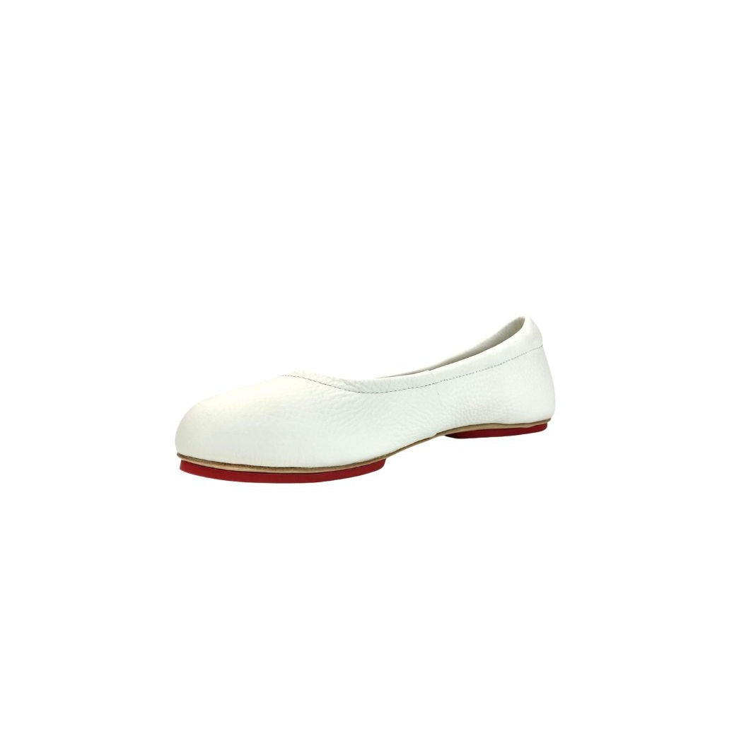 Off-White Shade Enchanted Weave Sahach Ballet Flats