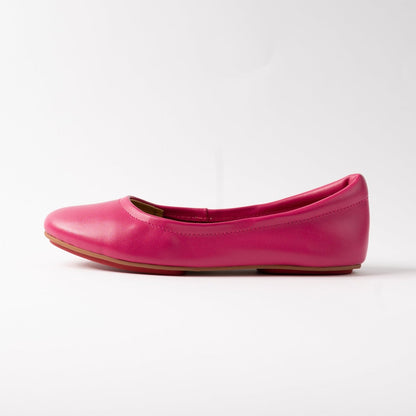 Blushing Pink Silken Glide Sahach Ballet Flats