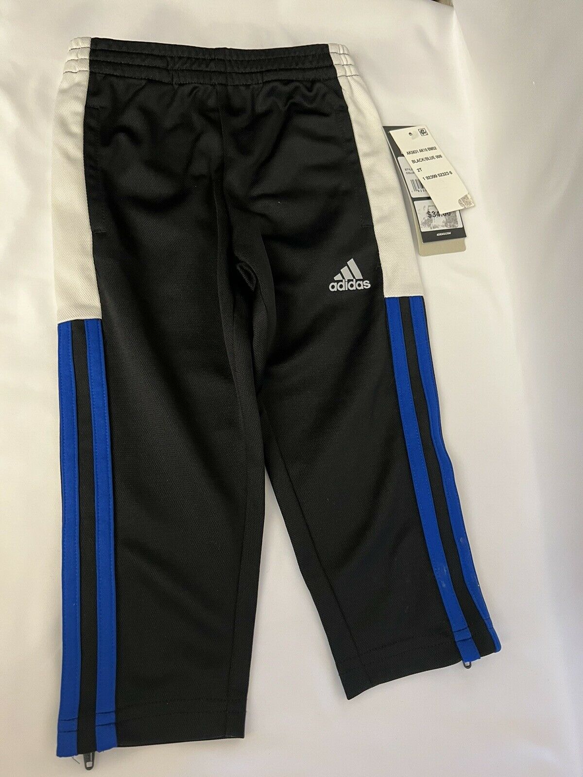 Adidas Boys pants 2T Black Blue - Outlet Designers