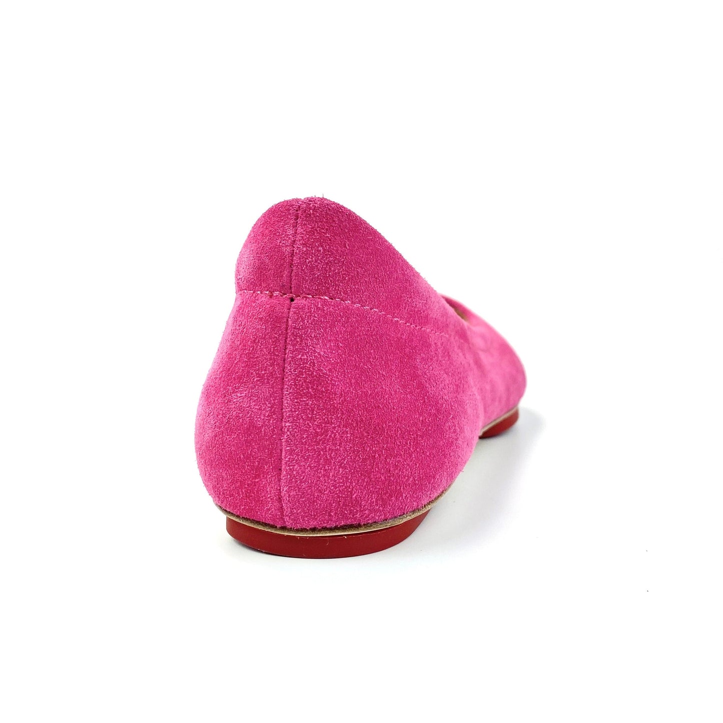 Blushing Pink Velvet Whisper Sahach Ballet Flats