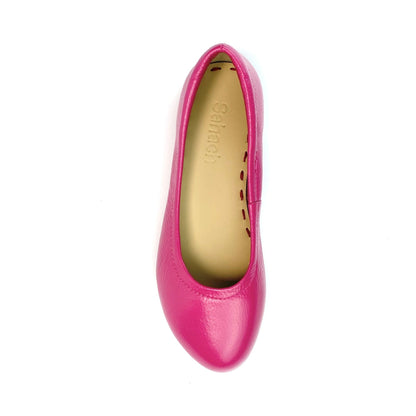 Blushing Pink Enchanted Weave Sahach Ballet Flats