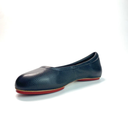 Charcoal Black Enchanted Weave Sahach Ballet Flats