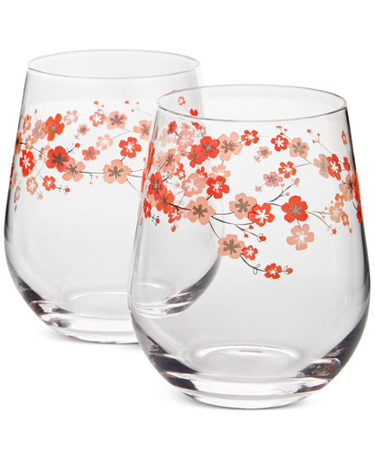Holiday Lane Lunar New Year Wine Glasses, Set of 2