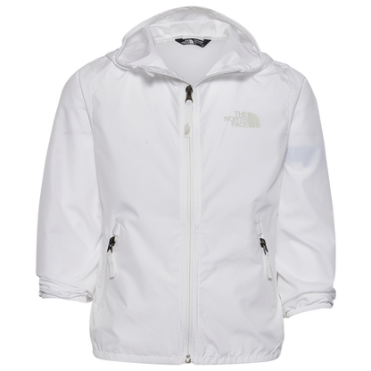 The North Face Youth Flurry Windbreaker Hoodie Jacket White XS