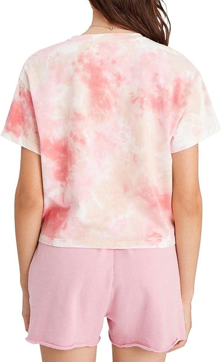 Sanctuary Womens Casual Crop T-Shirt Pink XL