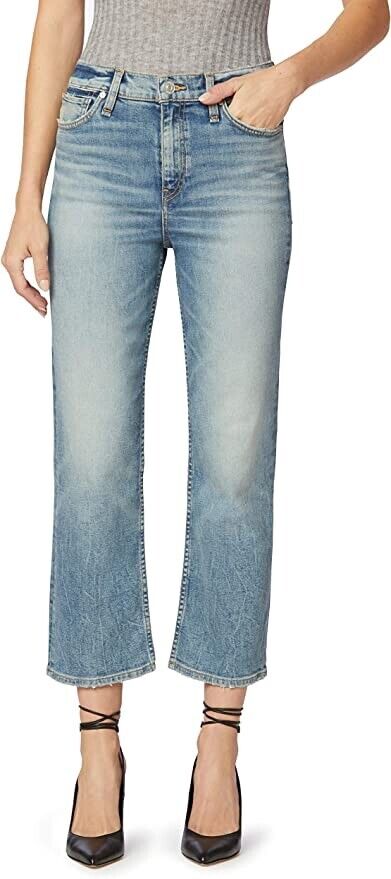 HUDSON Jeans Women's Remi High Rise, Cropped, Straight Leg Jean 26