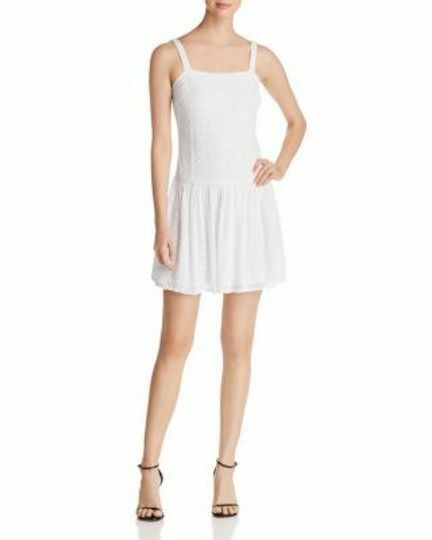 Three Dots Short Daytime Casual Dress White $176 - Outlet Designers