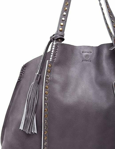 OLD TREND Genuine Leather Birch Tote Bag (Grey)