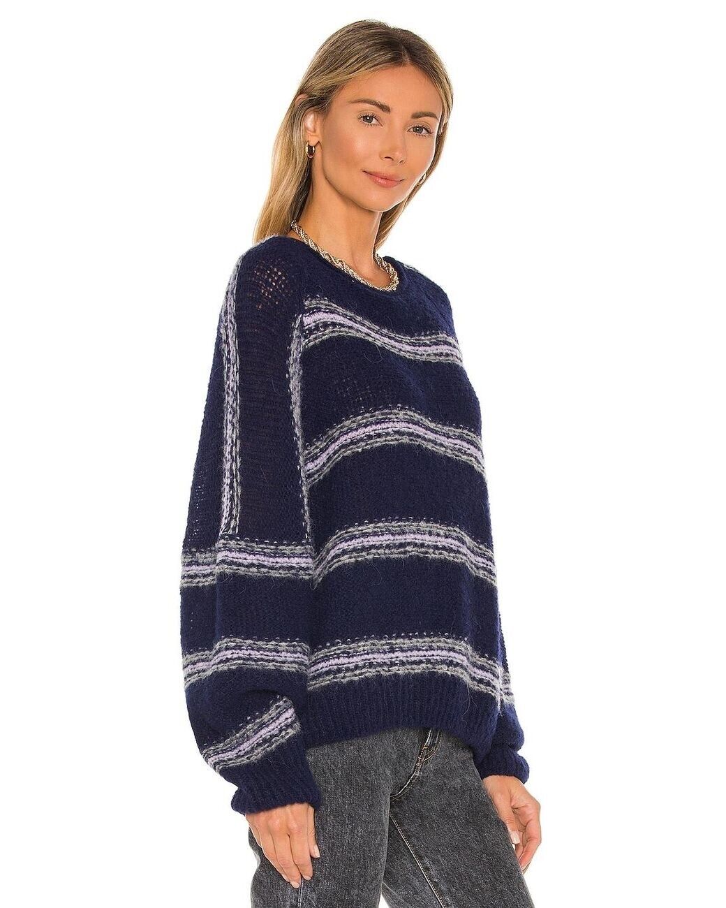 Free People Women's Hockley Alpaca-Blend offers Striped Sweater