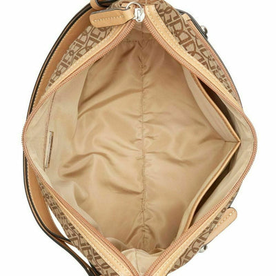 Giani Bernini Annabelle Signature Hobo Bag Taupe