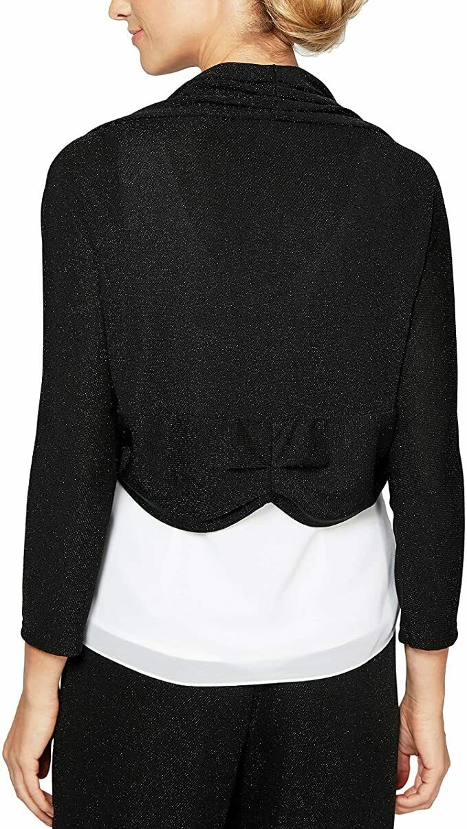 Alex Evenings Women's Short Bolero Shrug Jacket XL