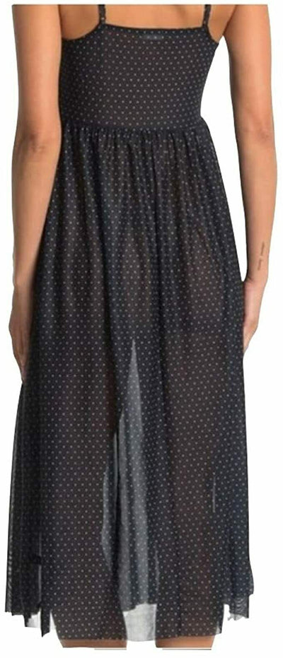Free People Madeline Slip Black Combo XS