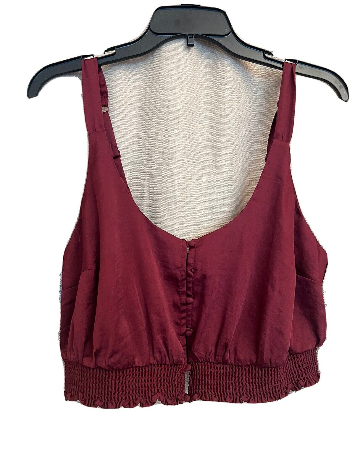 free people Short Burgundy top Black Combo xs new