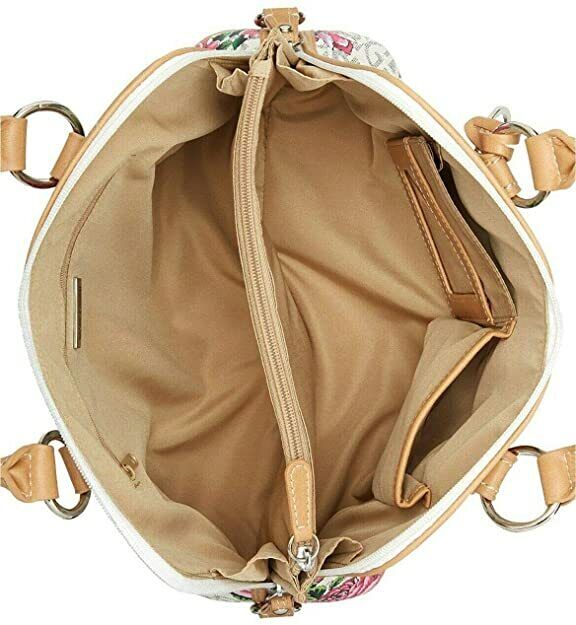 Giani Bernini Turn-Lock Glazed Crossbody (Tobacco): Handbags