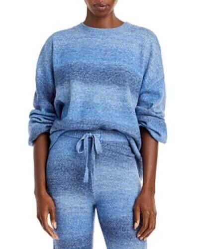 Aqua Womens Space Dye Crewneck Pullover Sweater L
