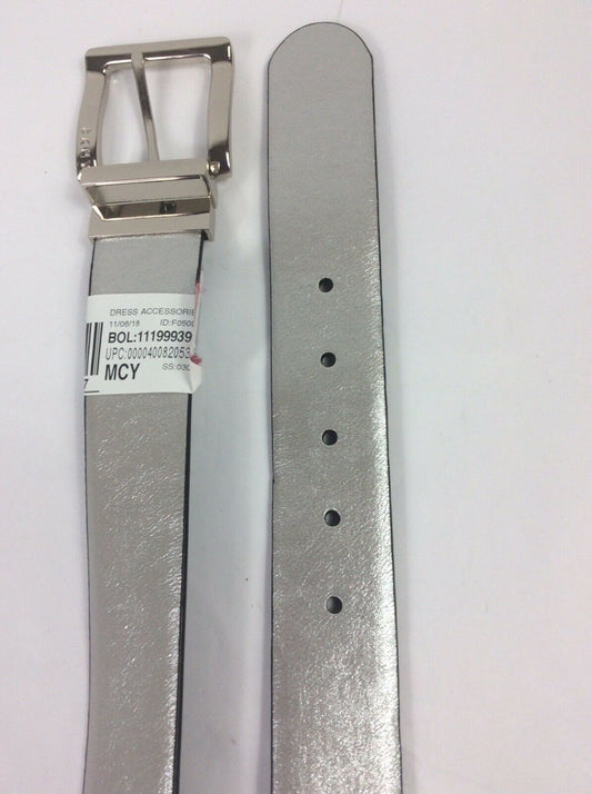 DKNY 2 Side Belt BlackSilver - Outlet Designers