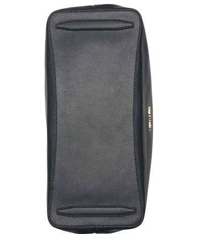 Calvin Klein Avery Micro Pebble Leather Tote Black/Gold