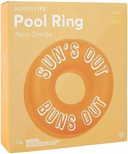 SunnyLIFE Inflatable Pool Float Inner Tube Floating Ring