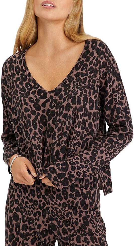 Pull col V côtelé pour femme Sanctuary S 