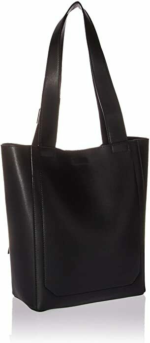 Calvin Klein Karsyn Nappa Leather Stud Belted North/South Tote