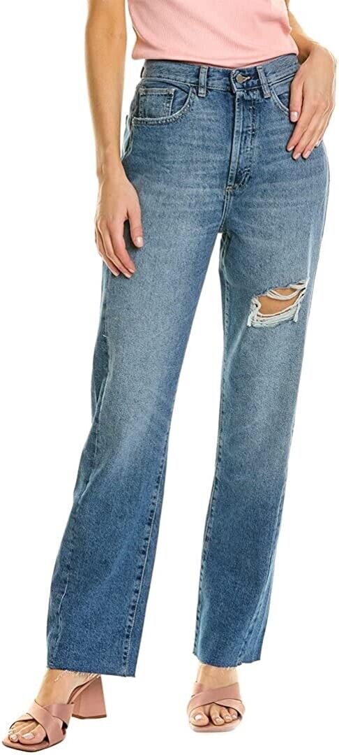 DL1961 Women's Emilie Straight Ultra High Rise Vintage Jeans 27