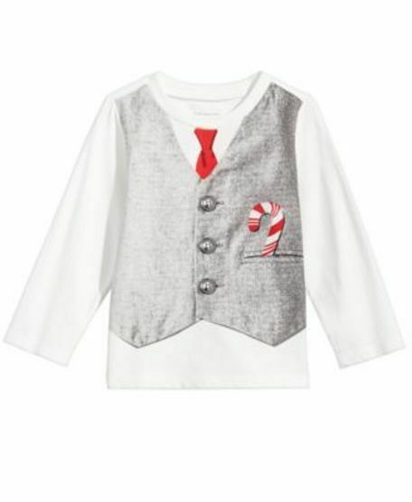 First Impressions Baby Boys Graphic-Print Cotton Angel White 18 months