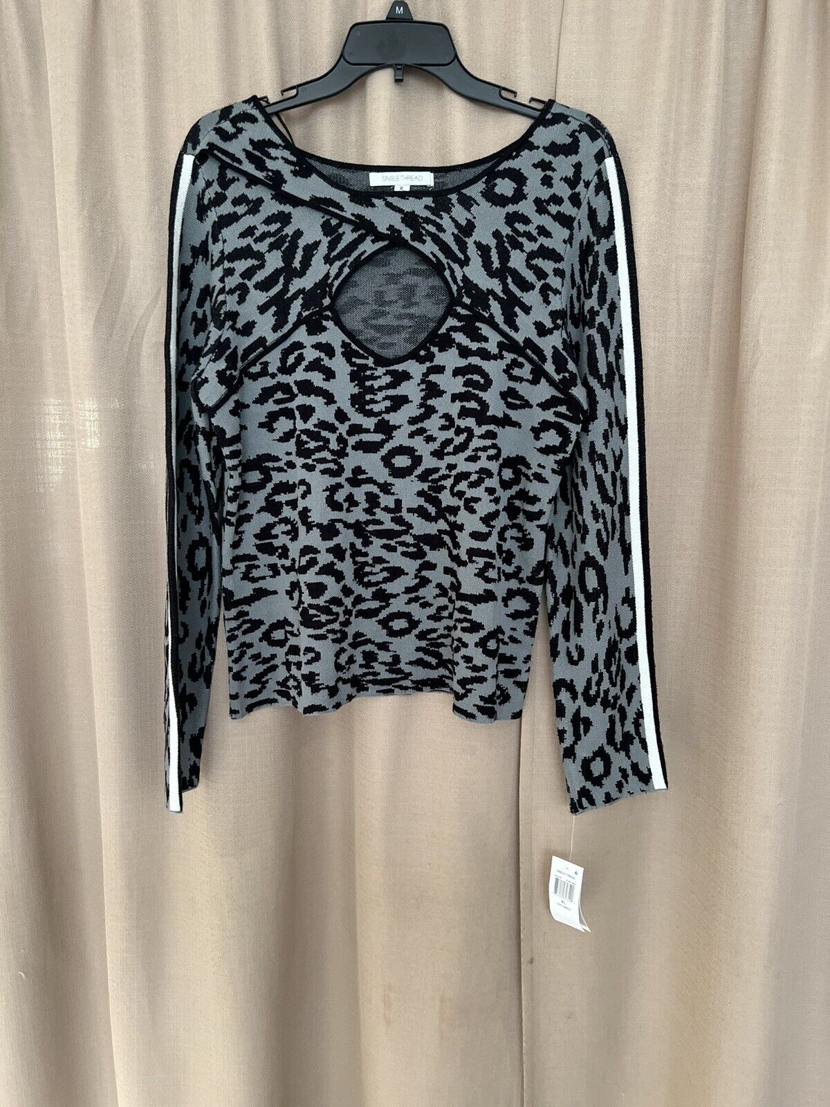 The Single Thread XL Septemoer Leopard Sweater