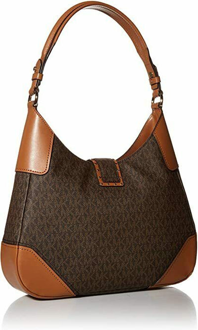 MICHAEL Michael Kors Lillian Medium Shoulder Brown/Acorn One Size