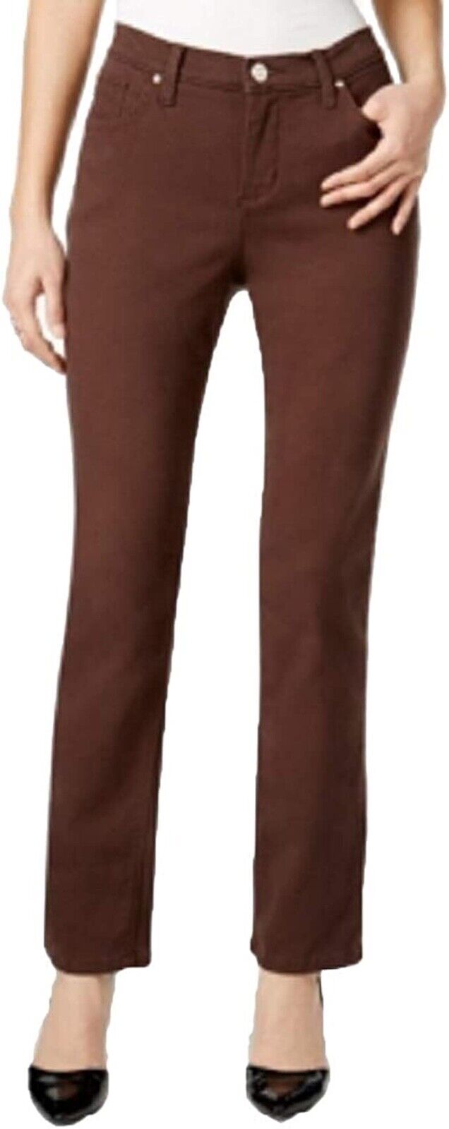 LEE Platinum Petite Gwen Straight-Leg Jeans 10P