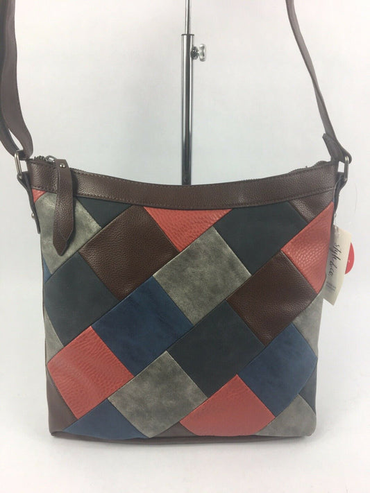 Style & Co Janis Patchwork Crossbody ($82.50) - Outlet Designers