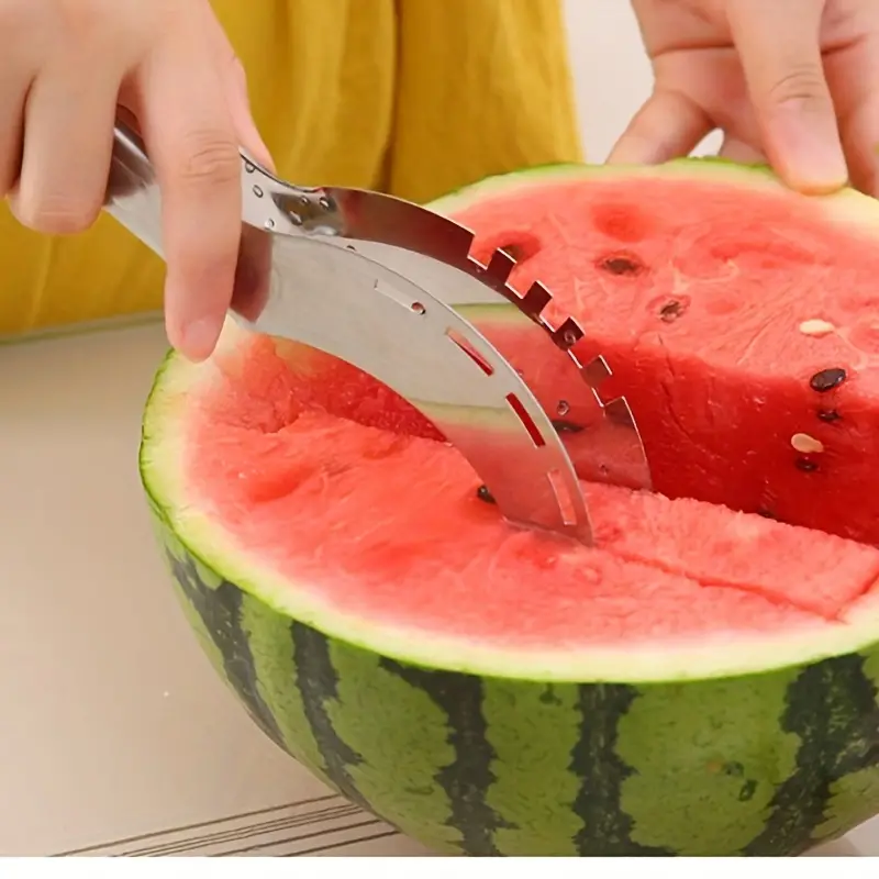 Watermelon Cube Cutter 1pc Stainless Steel - Quickly Safe Watermelon Knife