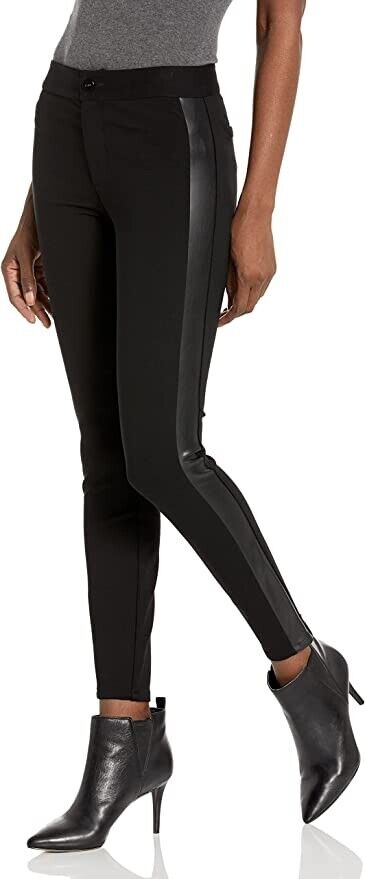 Pantalon skinny taille mi-haute KARLEE Transcend Knit de PAIGE pour femme, noir, 24