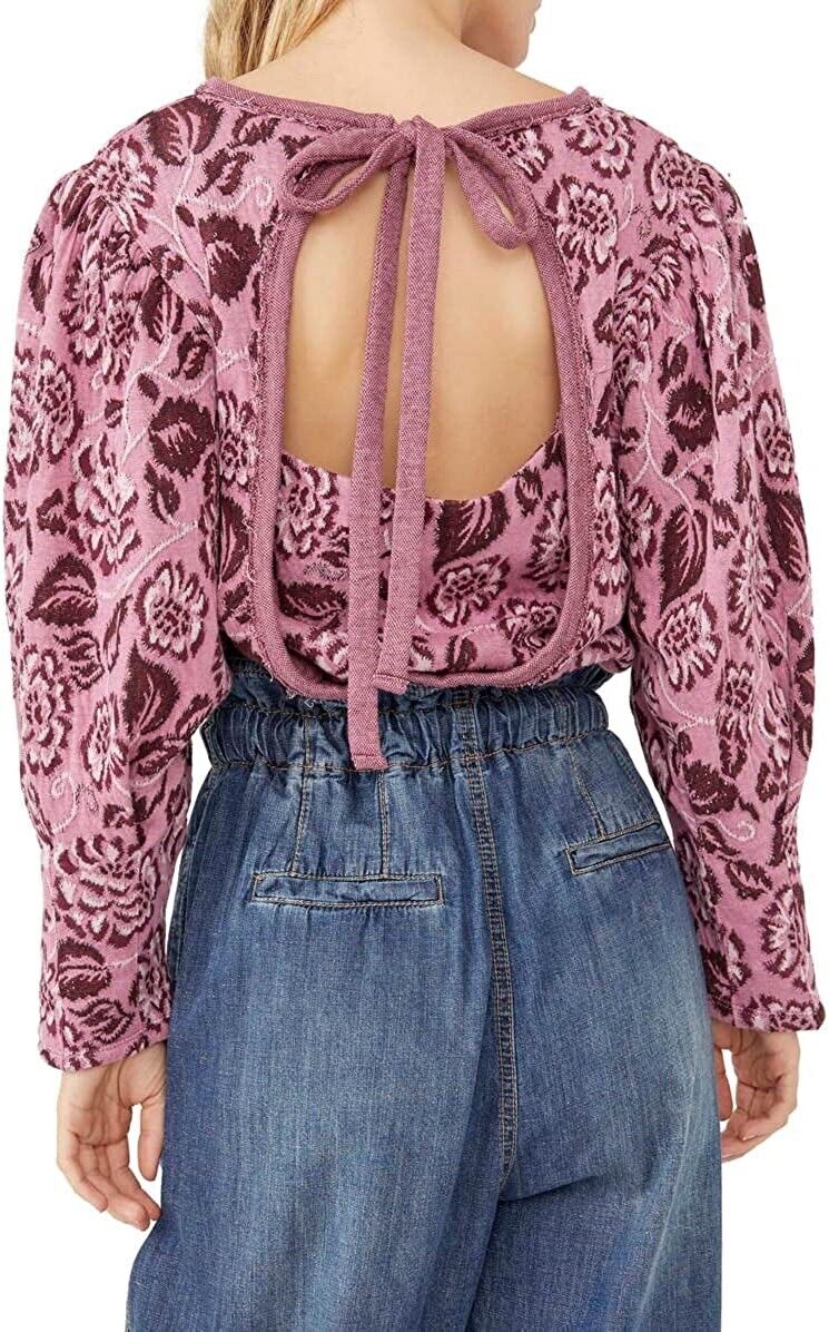 Free People Women's No Ordinary Top Smoked Pink Combo S