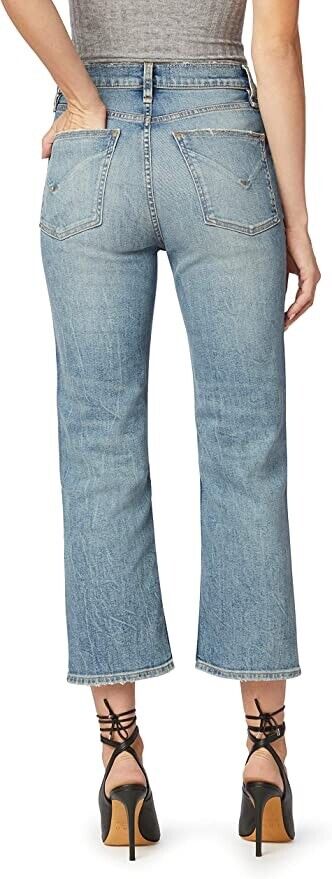 HUDSON Jeans Women's Remi High Rise, Cropped, Straight Leg Jean 26