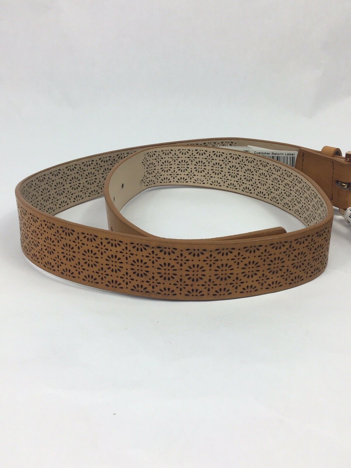 Perf Belt Taupe Small Belt $38.50 - Outlet Designers