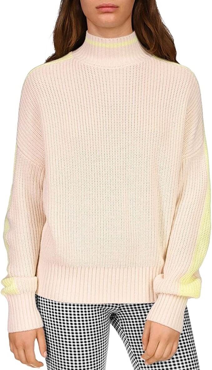 Sanctuary Womens Cruise Knit Mock Neck Pullover Sweater XL