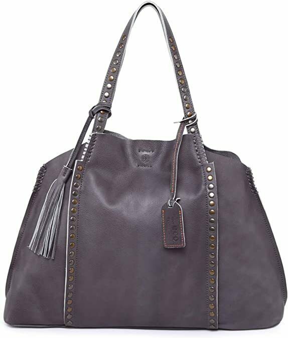 OLD TREND Genuine Leather Birch Tote Bag (Grey)