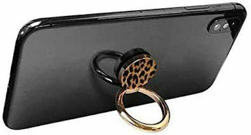 iDecoz Phone Ring Stand Universal Phone Ring Holder Kickstand. (Leopard)