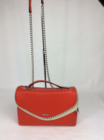 Nine West Aveline Small Backpack Fiery RedSilver - Outlet Designers