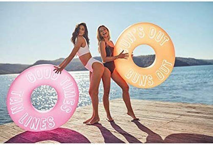 SunnyLIFE Inflatable Pool Float Inner Tube Floating Ring