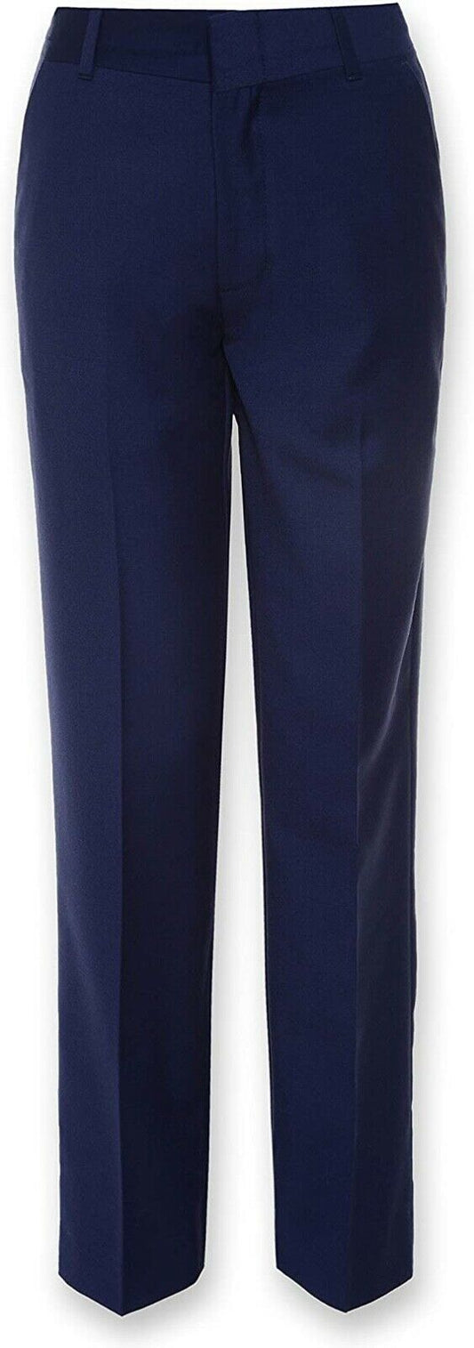 Calvin Klein Boys' Flat Front Suit Pant 18