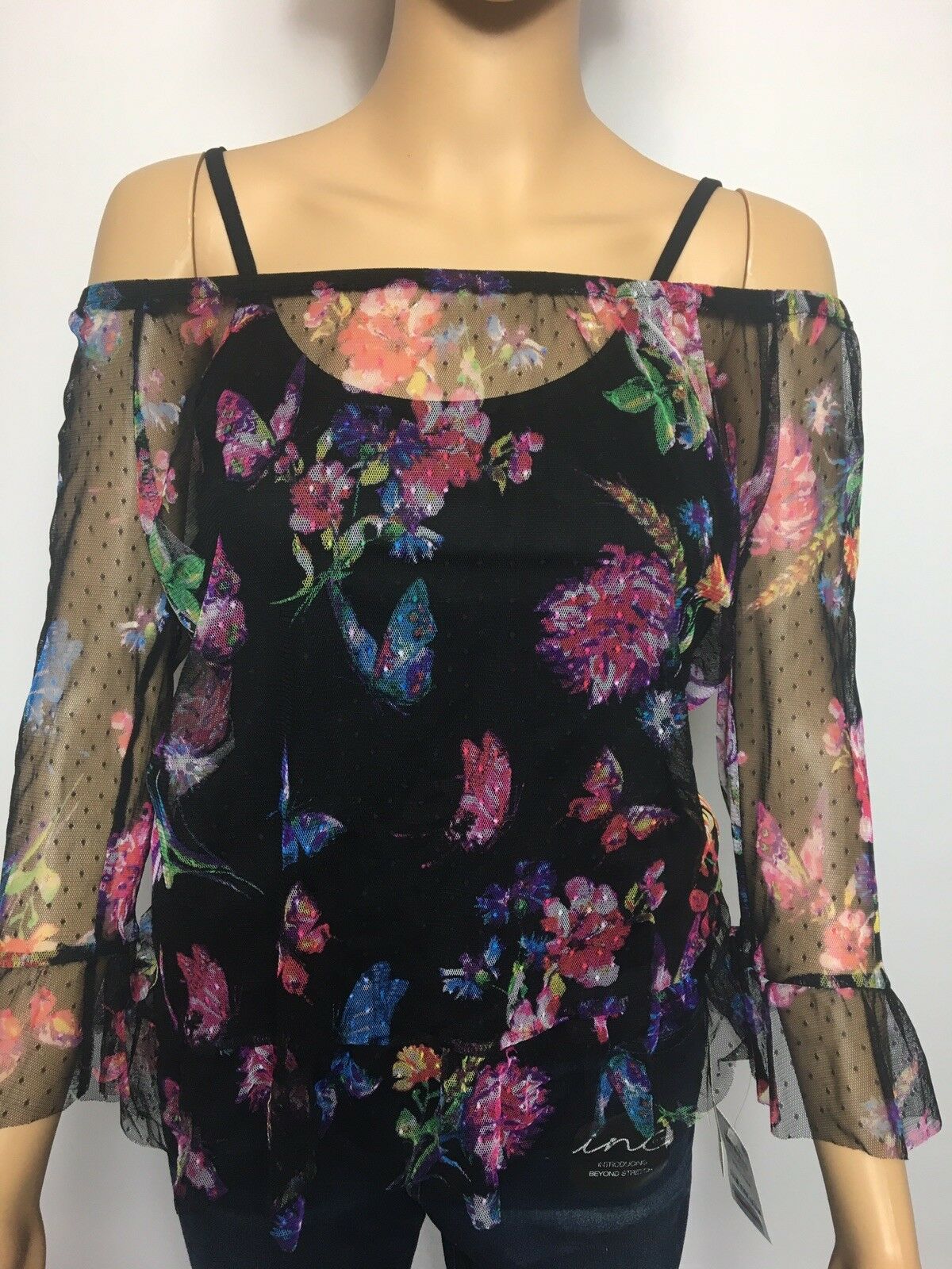 INC International Concepts Pettie Botanical Buttr Fantasia Blouse ($64.50) - Outlet Designers