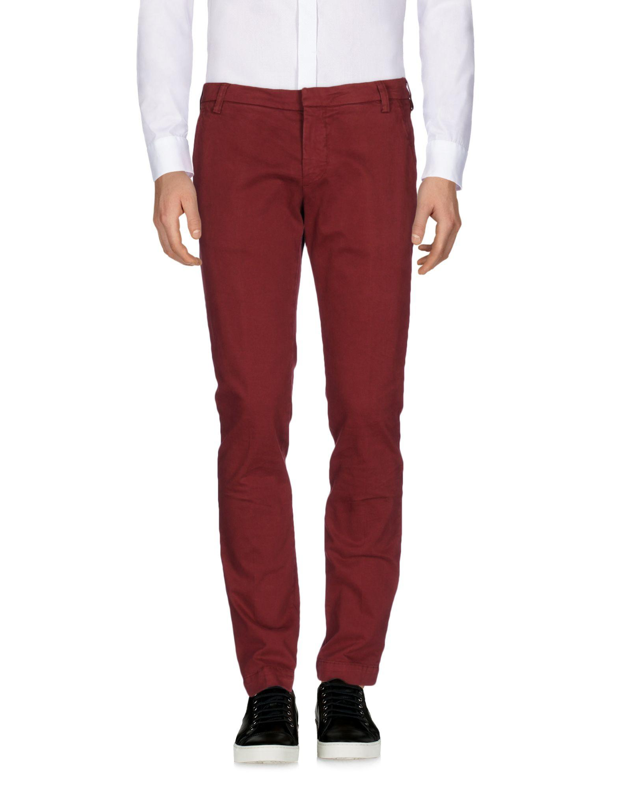 ENTRE AMIS Casual Pants in Maroon L - Outlet Designers
