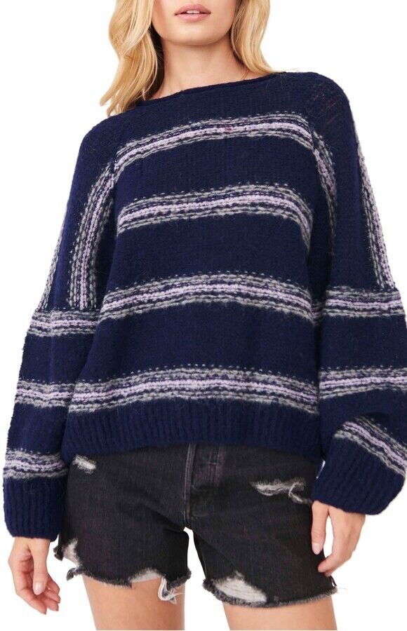 Free People Hockley Stripe Sweater S