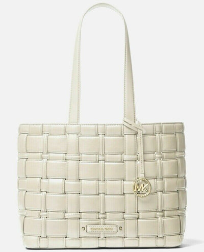 Michael Kors Ivy Medium East/West Tote Light Cream