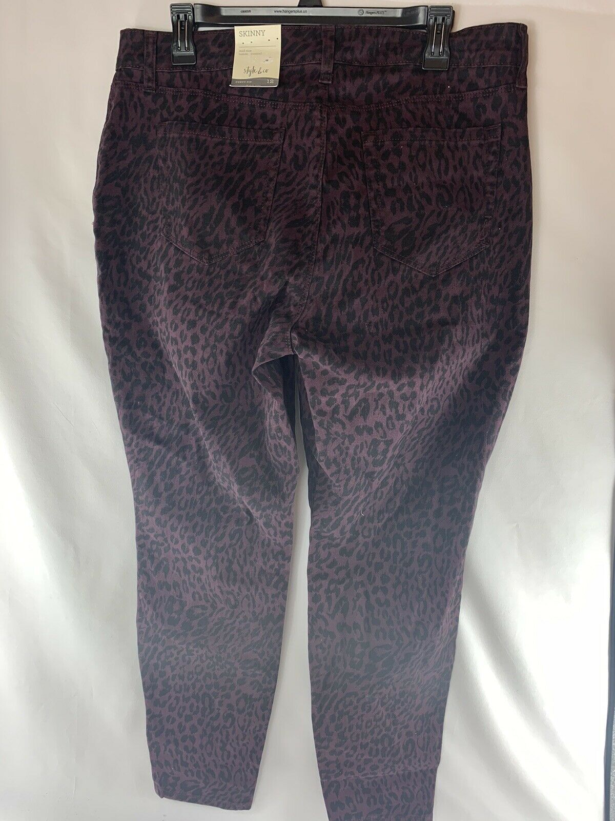 Style & Co Curvy Skinny Leg BJ Wild Puma Jeans Size 12 ($49)
