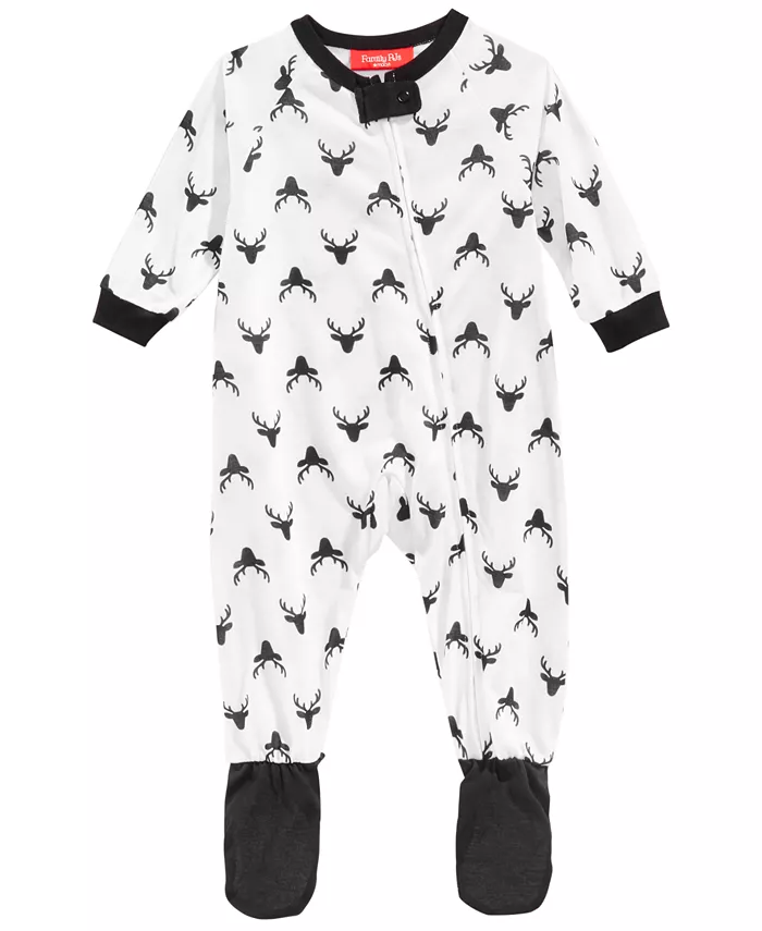 PYJAMA FAMILIAL Pyjama assorti pour bébé Oh Deer Footed 24 MOIS