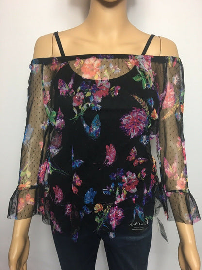 INC International Concepts Pettie Botanical Buttr Fantasia Blouse ($64.50) - Outlet Designers