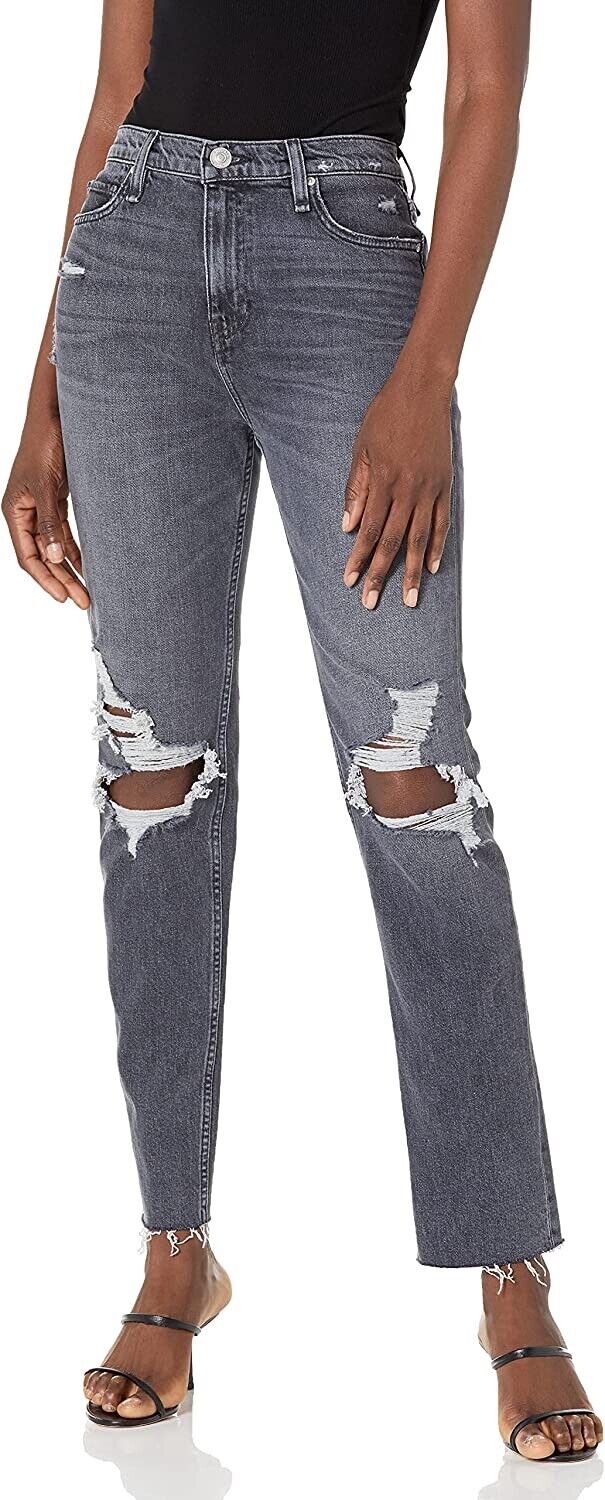 HUDSON Women's Holly High Rise Straight Leg Jeans Cosmic Echoes 29